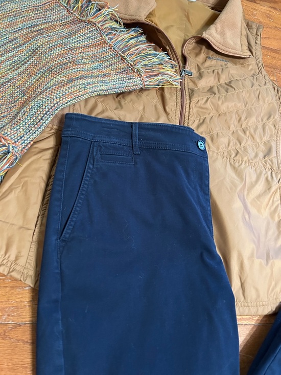 Talbots Pants - Talbots Navy Straight-Leg Pants
